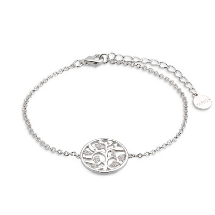 Armband Damen "Lebensbaum" silberfarben