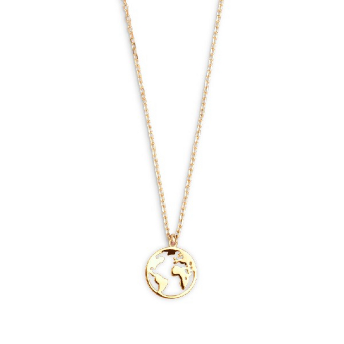 Kette Damen "Wanderlust" goldfarben