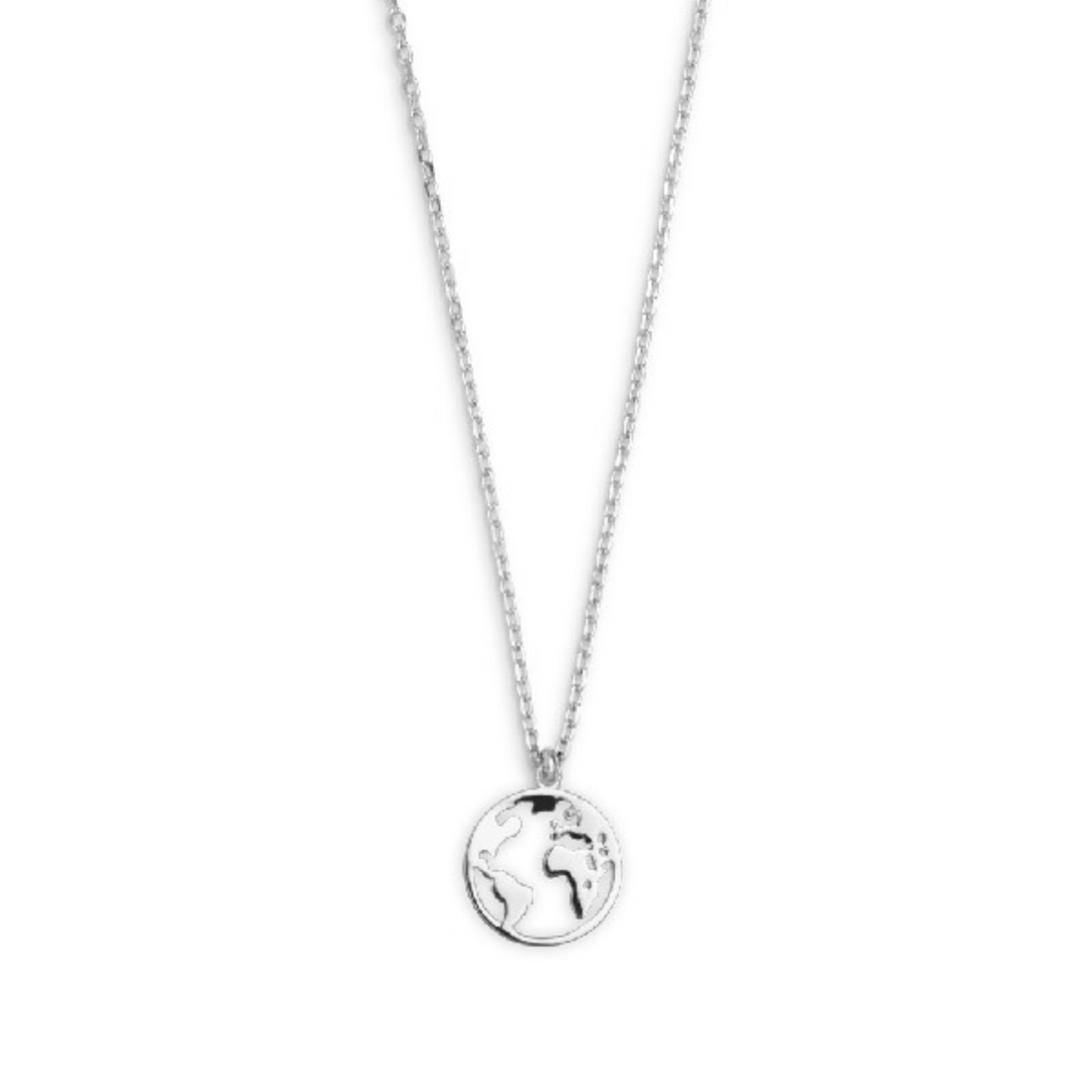 Kette Damen "Wanderlust" silberfarben