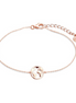 Armband Damen "Wanderlust" roséfarben