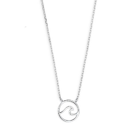 Kette Damen "Wanderlust" silberfarben