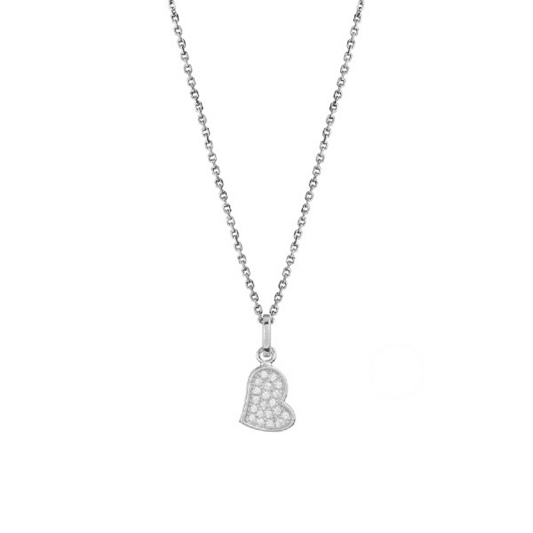 Halskette Damen "Love Story" Silber Anhänger Herz XS34