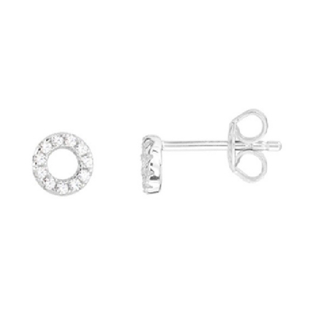 Ohrstecker Damen "Symbolic Power" Silber