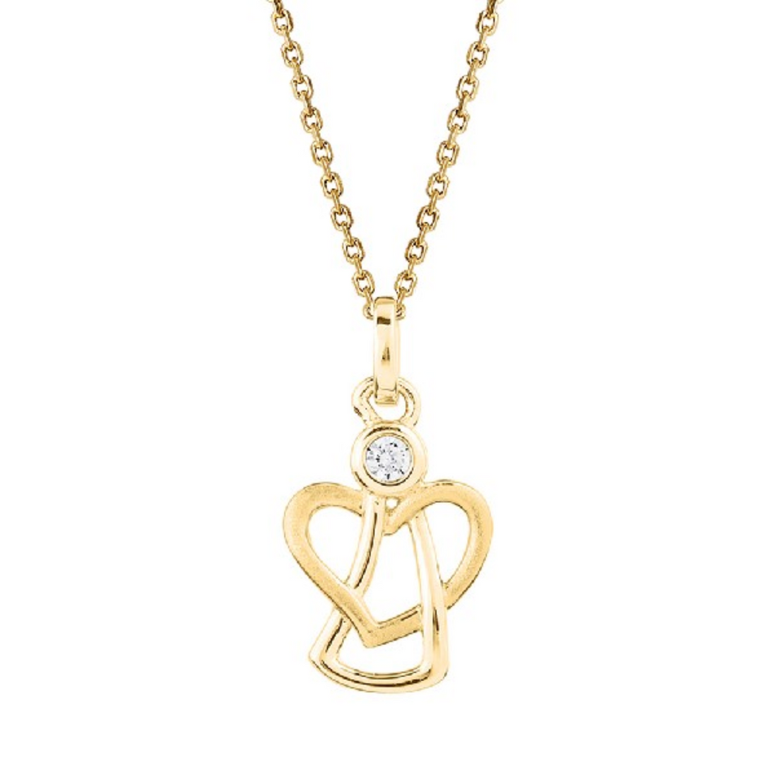Halskette Damen "Symbolic Power" Silber goldfarben Anh