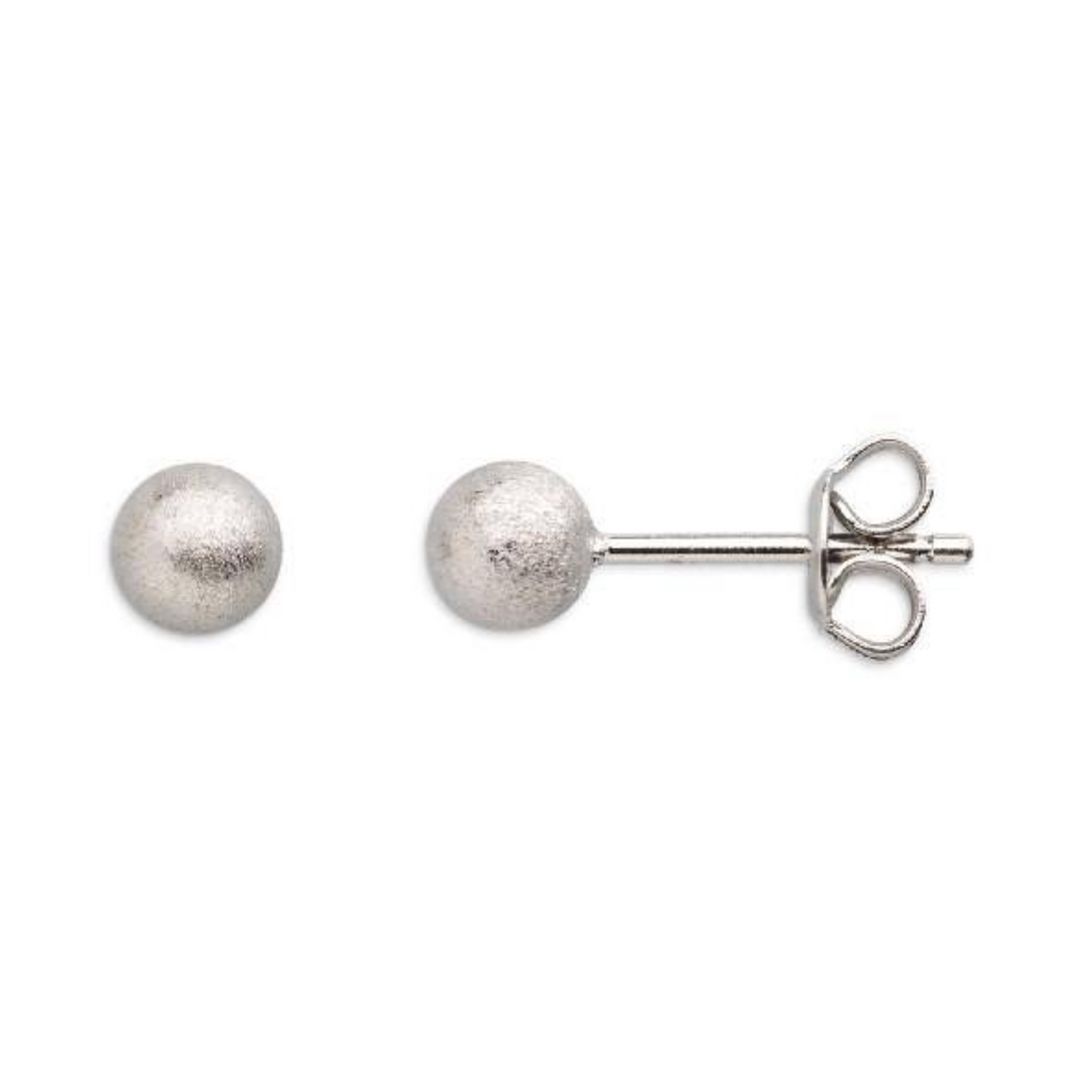 Ohrstecker Damen "Silver Basic" Silber Matt