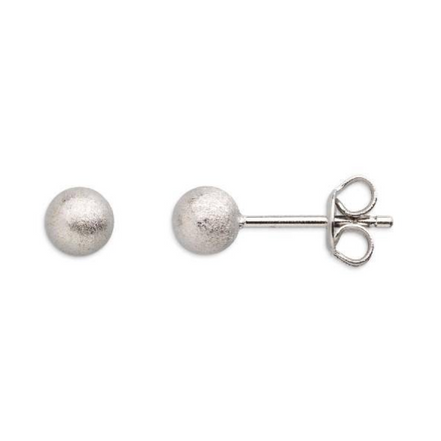 Ohrstecker Damen "Silver Basic" Silber Matt