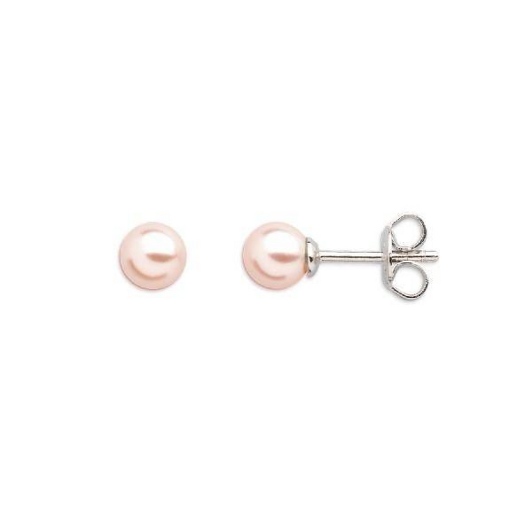 Ohrstecker Damen "Pearl Dreams" Silber Perle Altrosa X