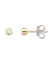 Ohrstecker goldfarben mit Zirkonia