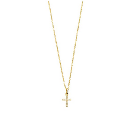 Halskette Damen "Symbolic Power" Silber goldfarben Anh