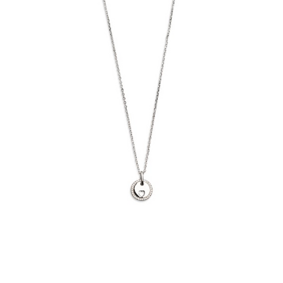 Kette Damen "Love Story" silberfarben Herzen Zirkonia