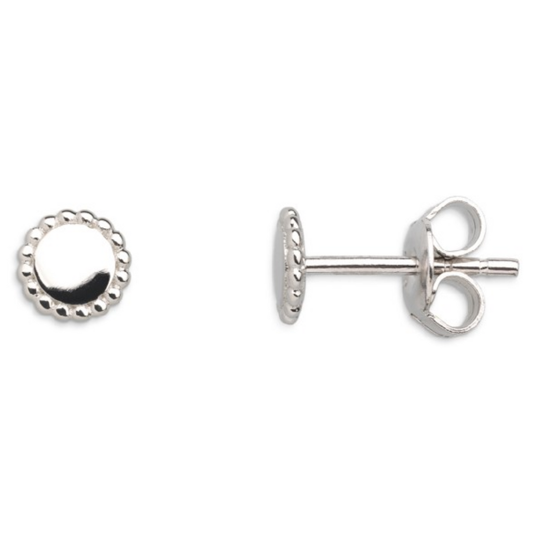 Ohrstecker Damen "Symbolic Power" silberfarben