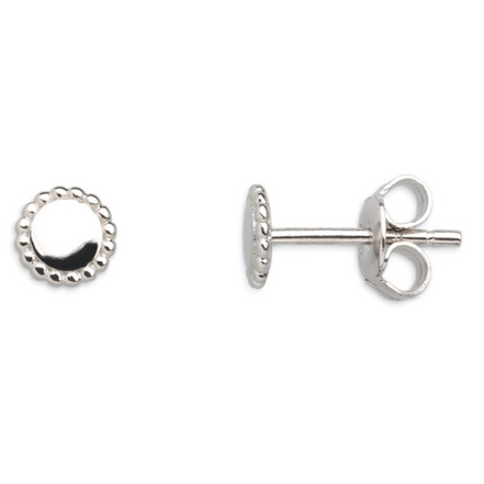Ohrstecker Damen "Symbolic Power" silberfarben
