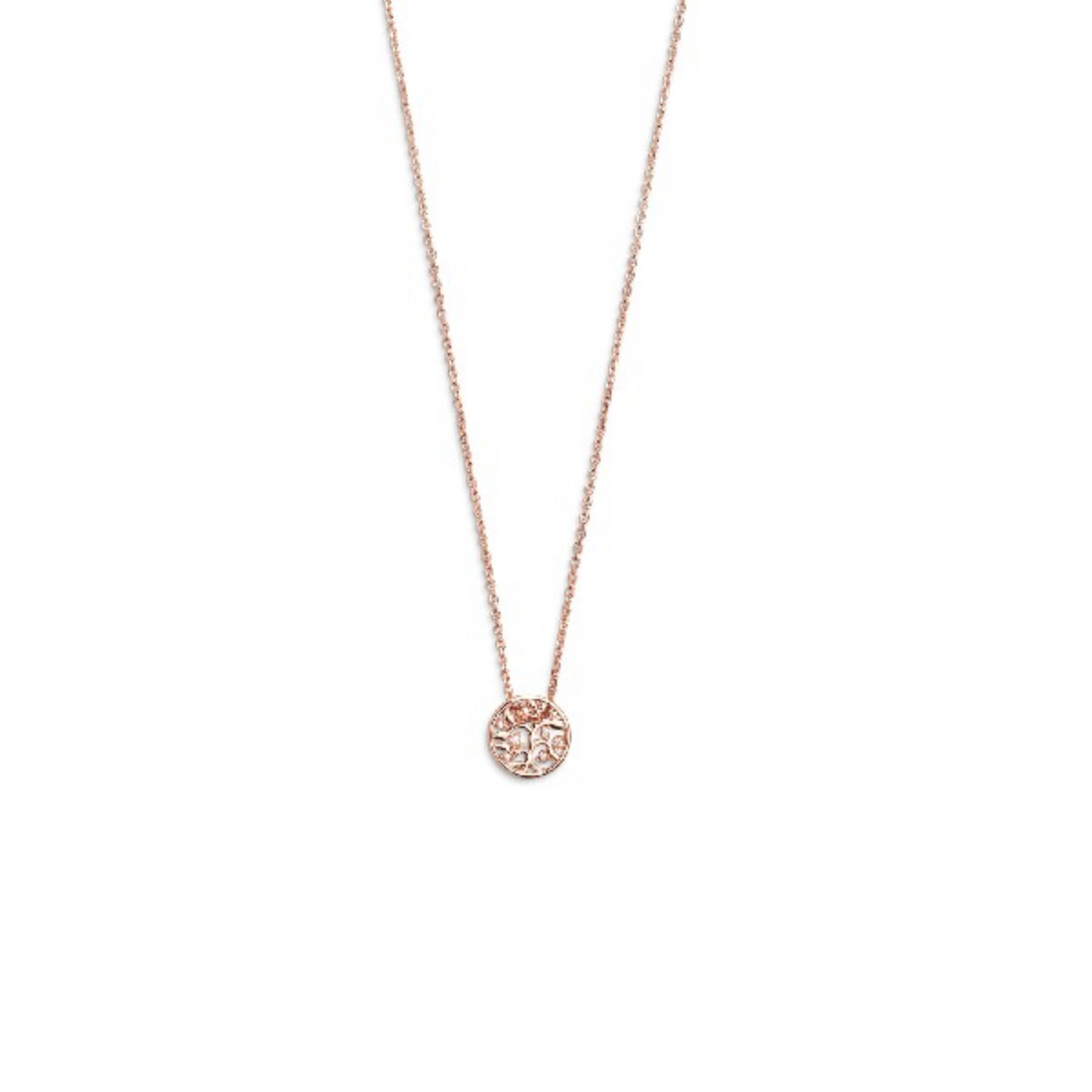 Kette Damen "Lebensbaum" roséarben