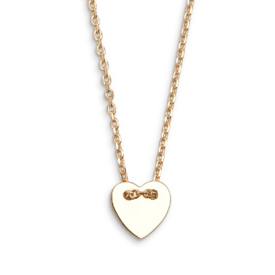 Kette Damen "Love Story" goldfarben Herzen