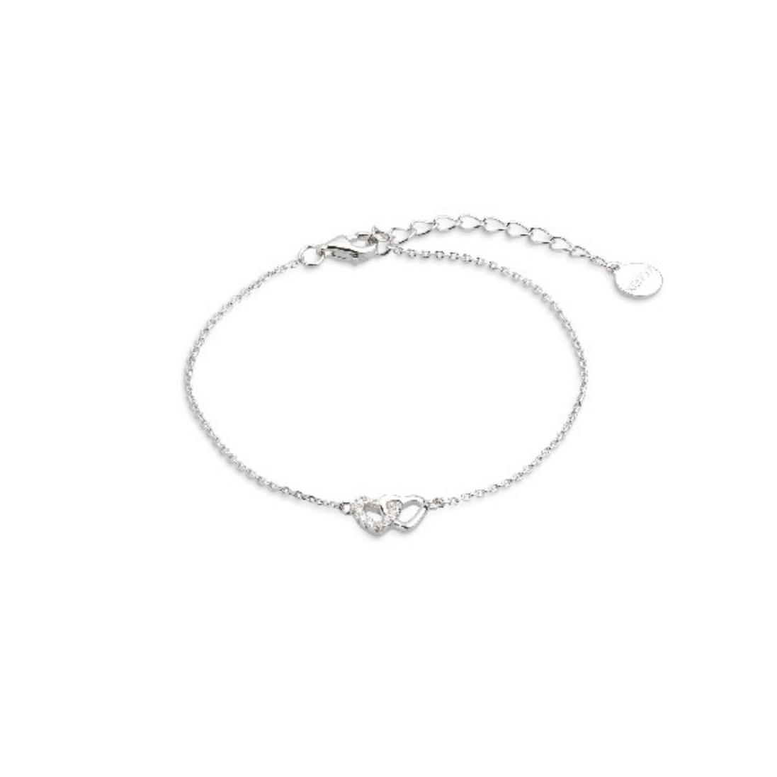 Armband Damen "Love Story" Silber Herz