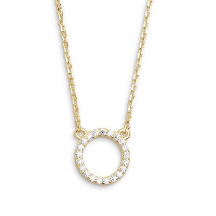 Kette Damen "Symbolic Power" goldfarben Zirkonia XS357