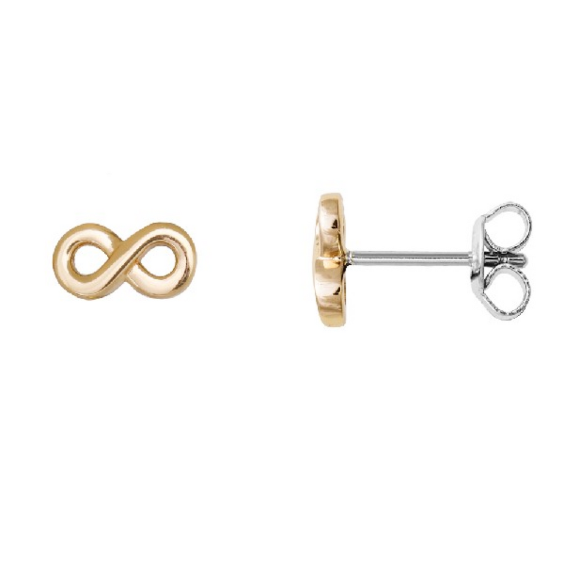 Ohrstecker Damen "Symbolic Power" Silber goldfarben Un