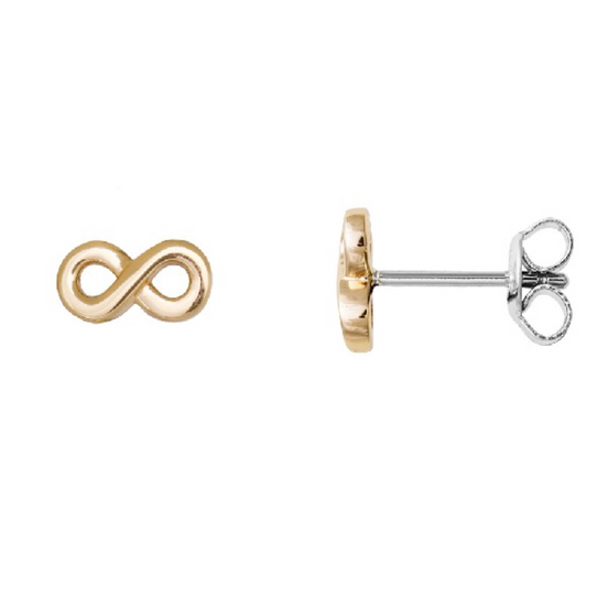 Ohrstecker Damen "Symbolic Power" Silber goldfarben Un