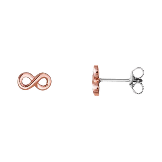Ohrstecker Damen "Silver Basic" Unendlichkeit Silber r