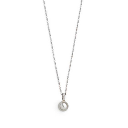 Kette Damen "Pearl Dreams" Silber mit Anhänger Perle u