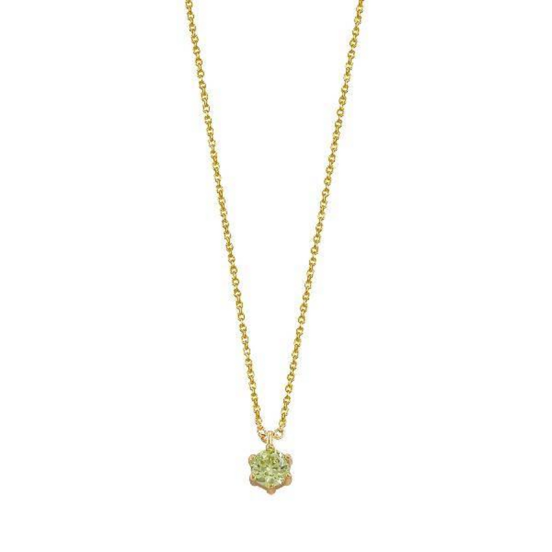 Kette Damen "Multicolor" Silber vergoldet Krappe Apfel