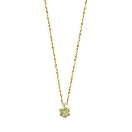 Kette Damen "Multicolor" Silber vergoldet Krappe Apfel