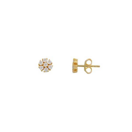 Ohrstecker Blume