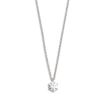 Kette Damen "Silver Circle K" silberfarben