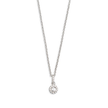 Kette Damen "Silver Circle K" silberfarben