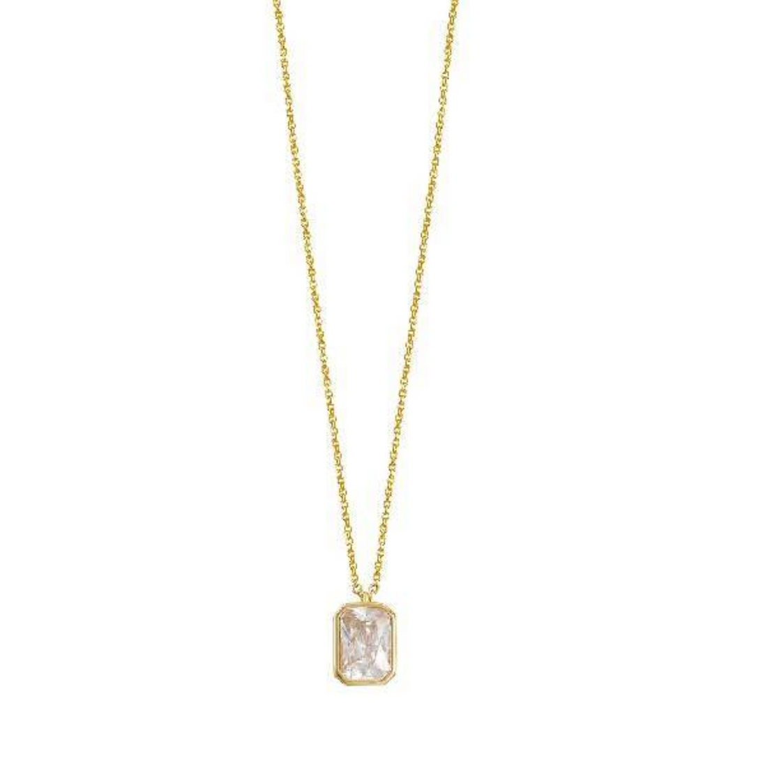 Kette mit Anhänger Damen "Silver Circle" Silber Goldfa