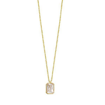 Kette mit Anhänger Damen "Silver Circle" Silber Goldfa
