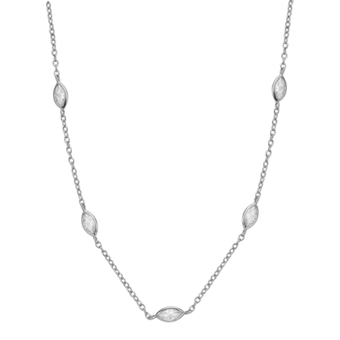 Kette Damen "Illusion" Silber mit Zirkonia XS91203/M