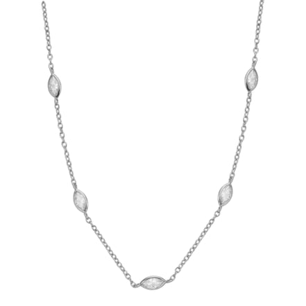 Kette Damen "Illusion" Silber mit Zirkonia XS91203/M