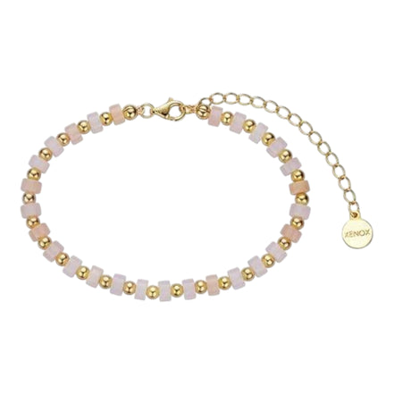 Armband Damen "Island" Silber, vergoldet, rosa Aventur