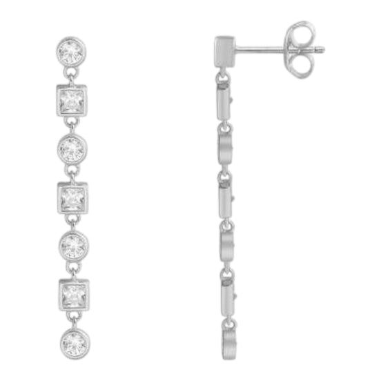 Ohrhänger Damen "Memories" Silber mit Zirkonia