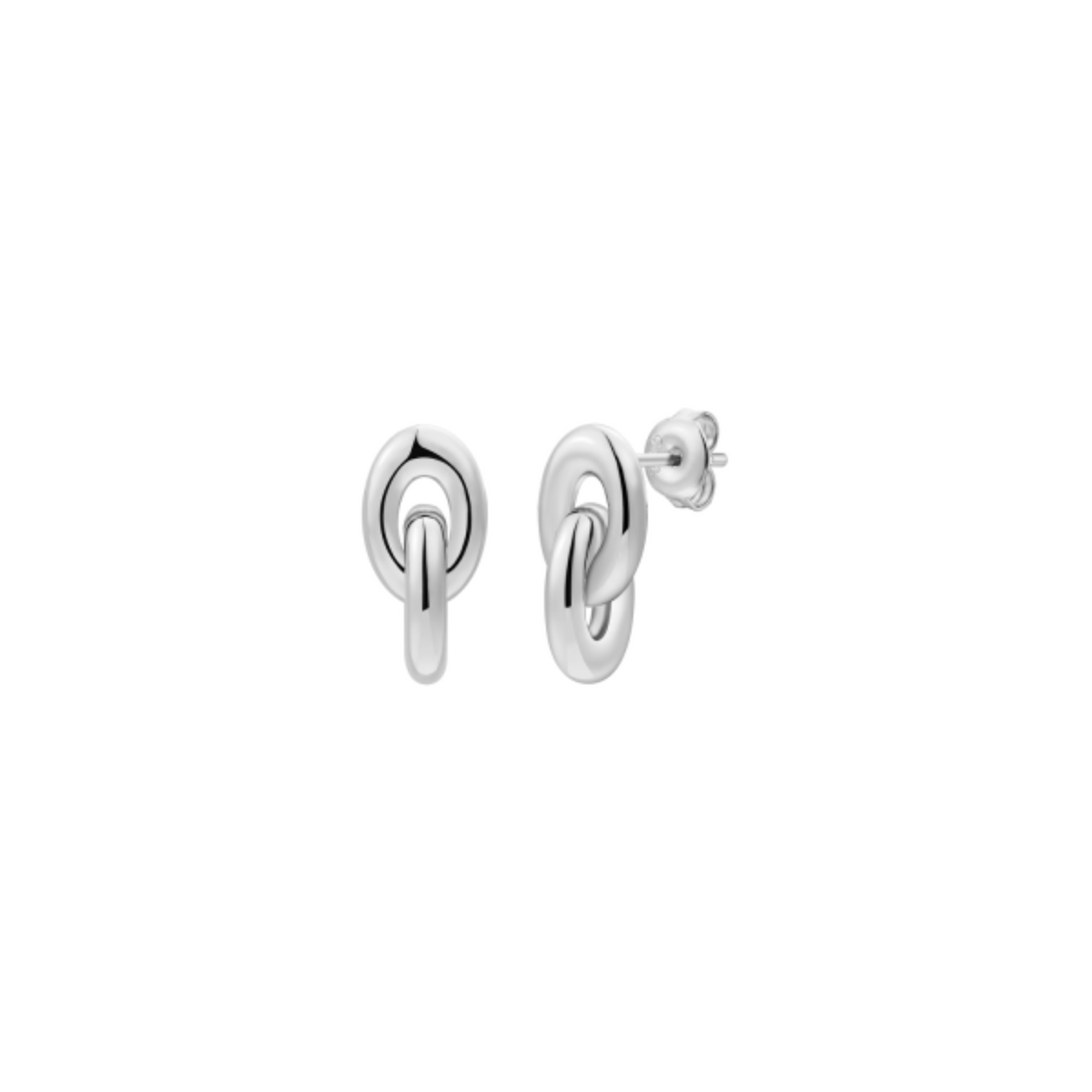 Ohrstecker Rain Silber