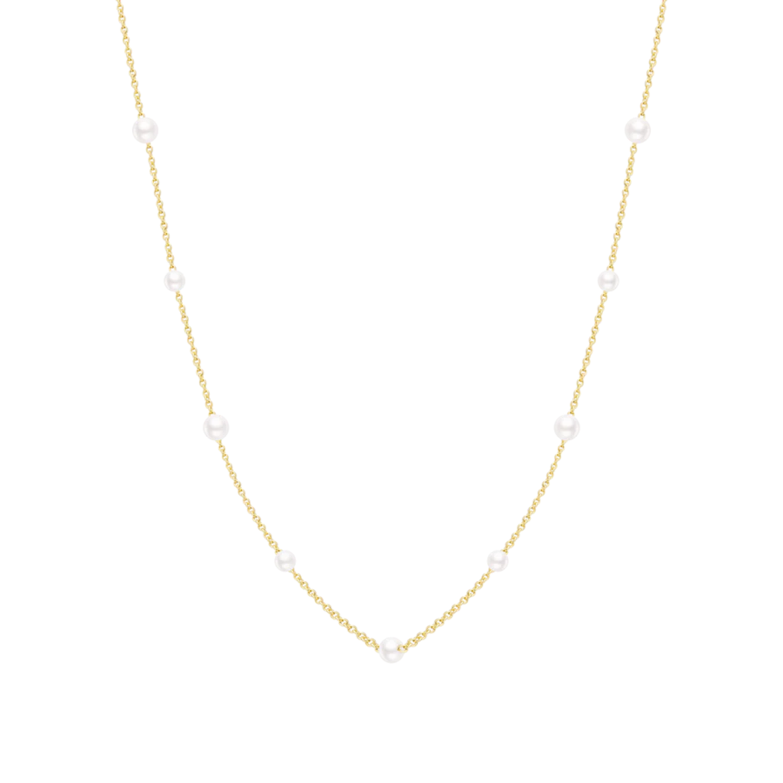 Halskette Pearl Sea 925/-18k vergoldet