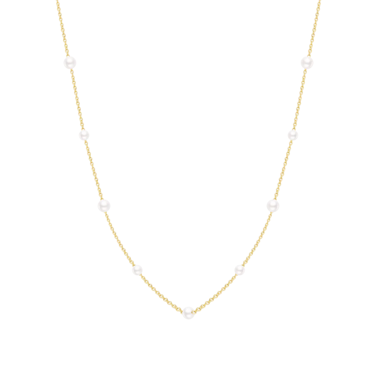 Halskette Pearl Sea 925/-18k vergoldet