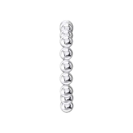 Ohrklemme "Kugeln" Silber