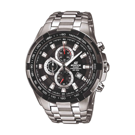 Uhr Herren "Edifice" Edelstahl, silber, schwarz EF-539