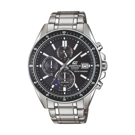 Uhr Herren "Edifice" Edelstahl, silber, schwarz EFS-S5