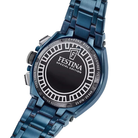 Herrenuhr Chrono Bike Spezialausgabe blau
