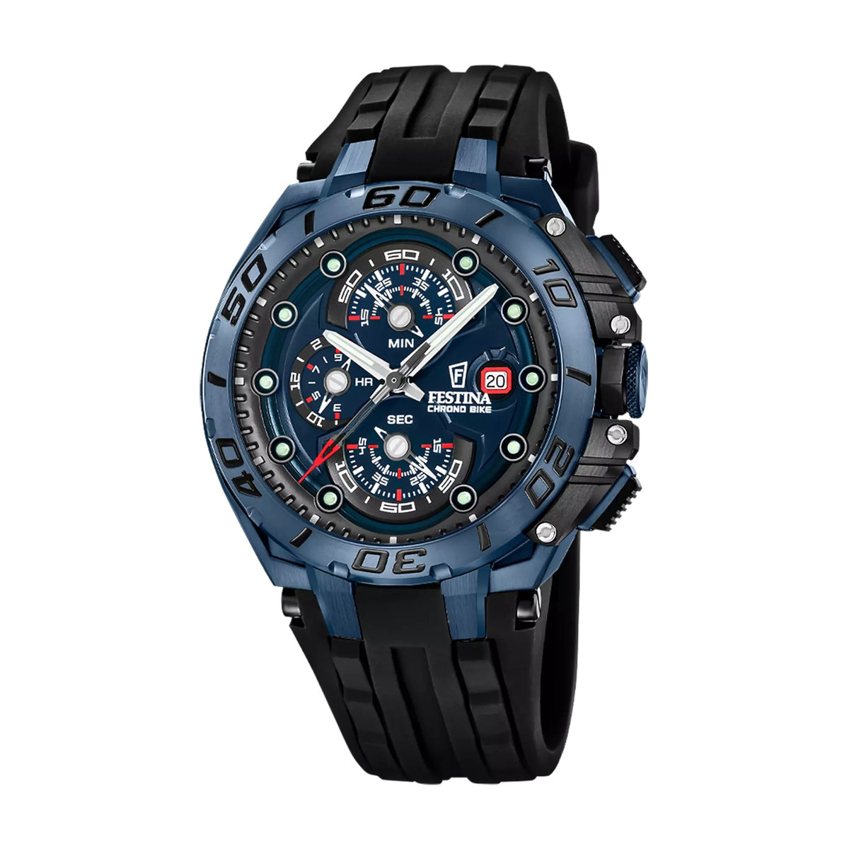 Herrenuhr Chrono Bike Spezialausgabe blau
