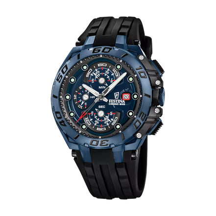 Herrenuhr Chrono Bike Spezialausgabe blau