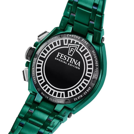 Herrenuhr Chrono Bike Spezialausgabe grün