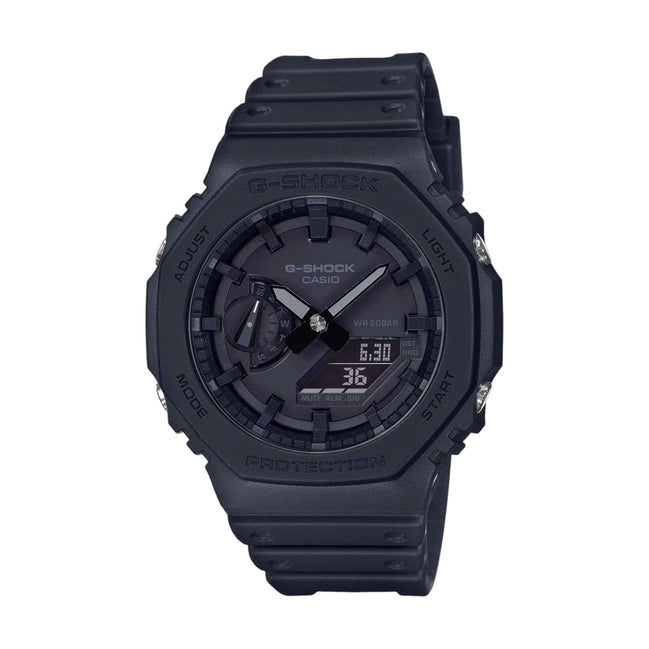 Uhr Herren "G-Shock" Resin-Armband, schwarz GA-2100-1A
