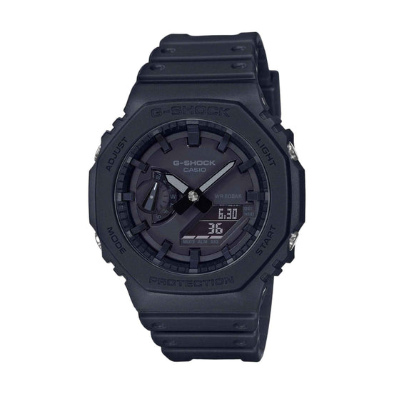 Uhr Herren "G-Shock" Resin-Armband, schwarz GA-2100-1A