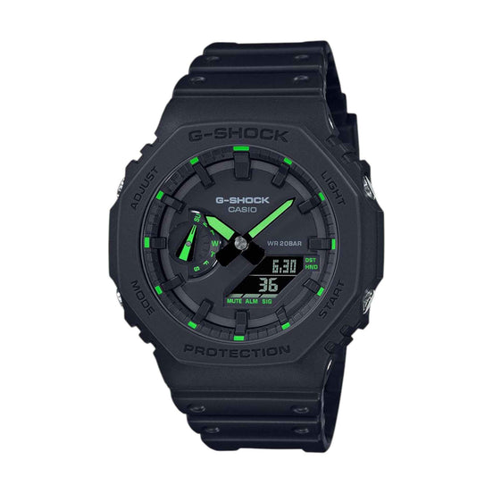 G-Shock Herrenuhr schwarz, grün
