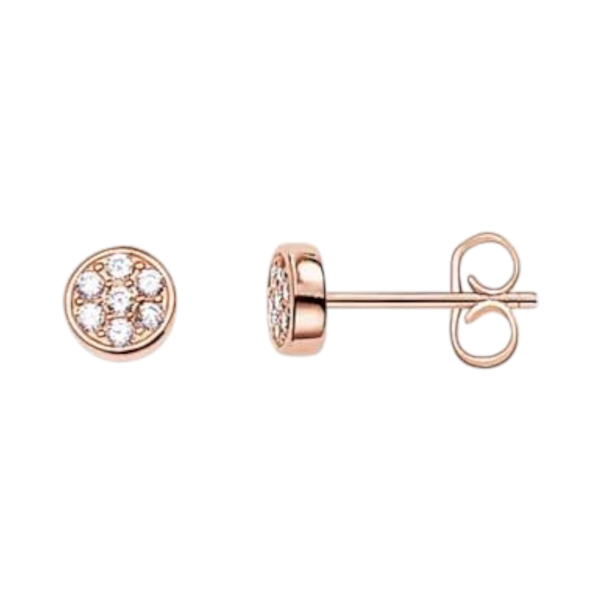 Ohrstecker Silber rosé-vergoldet
