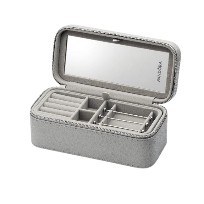 Reise Schmuckbox Grau